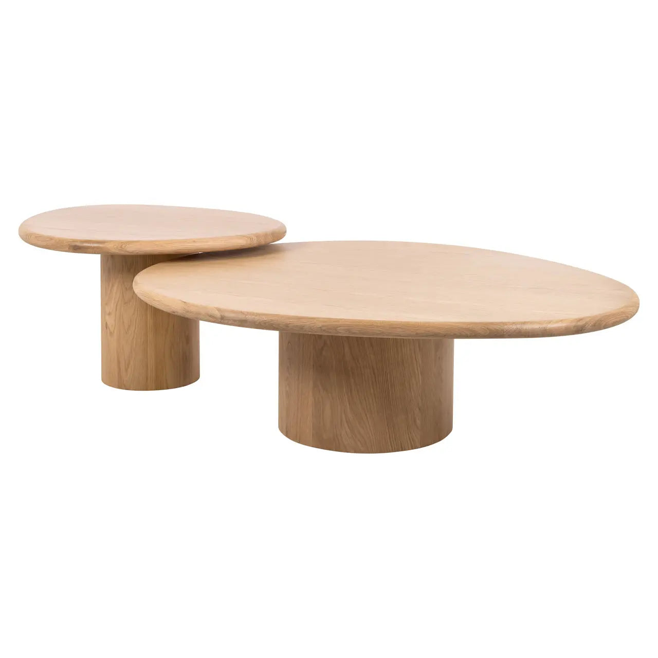 Richmond Interiors Coffee table Oakley natural oak (Set of 2)   Nicholas John Interiors