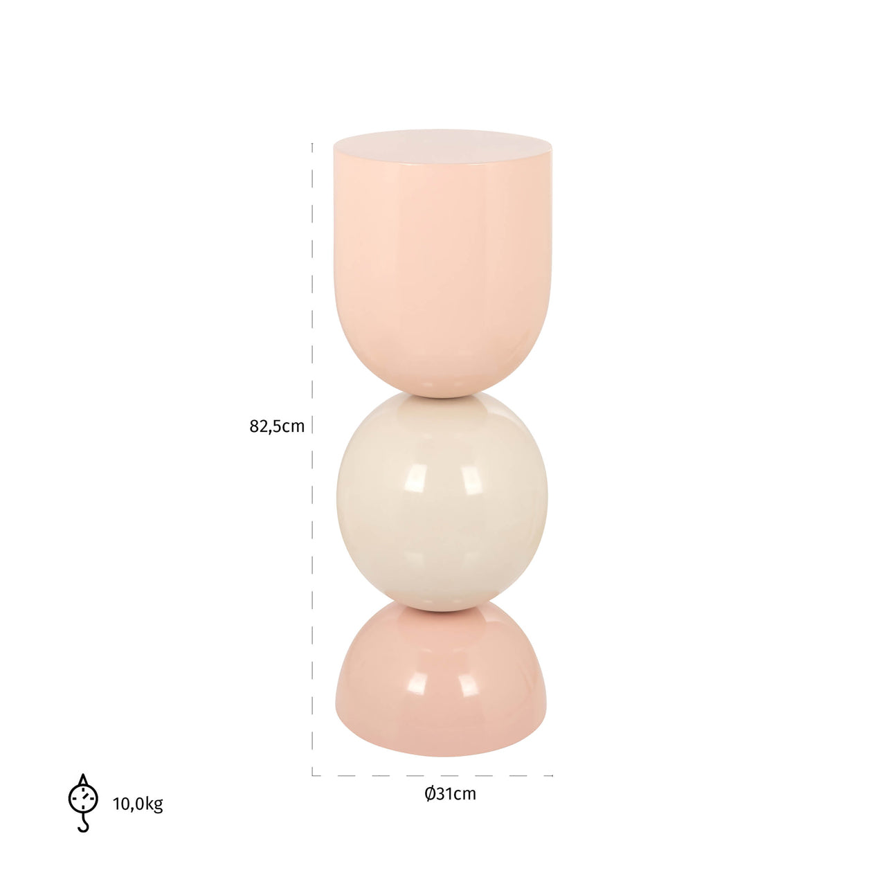 Richmond Interiors Column Alva pink  Nicholas John Interiors