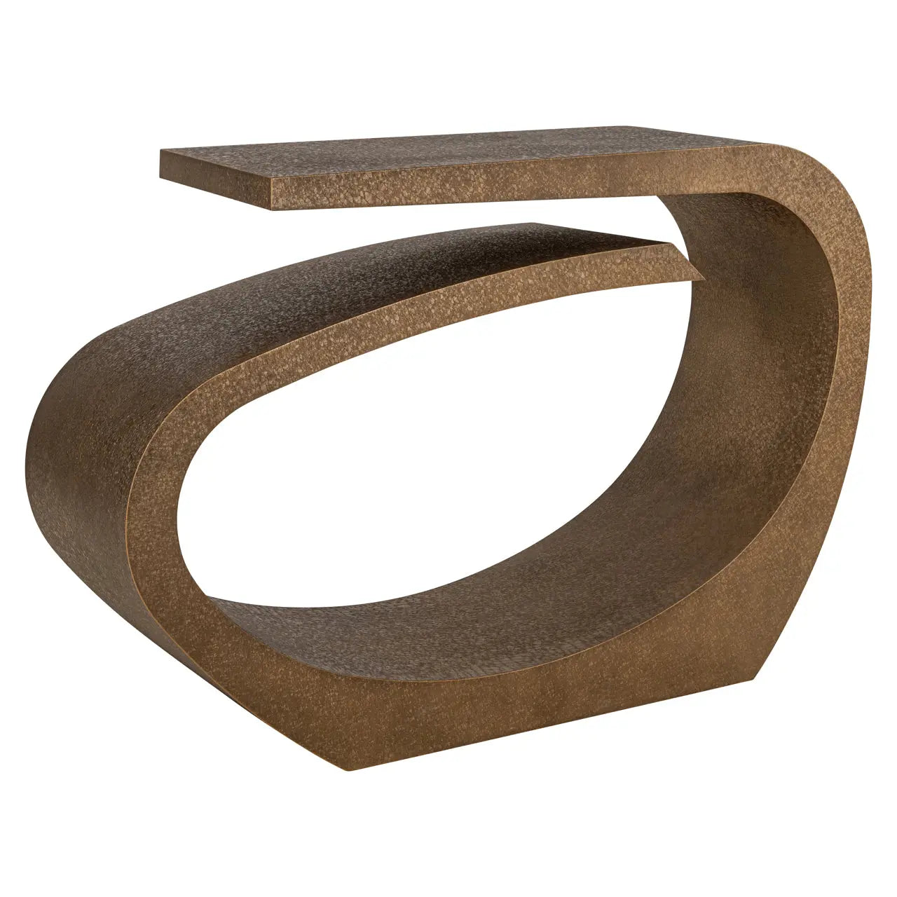 Richmond Interiors Alhambra Console in Brushed Gold