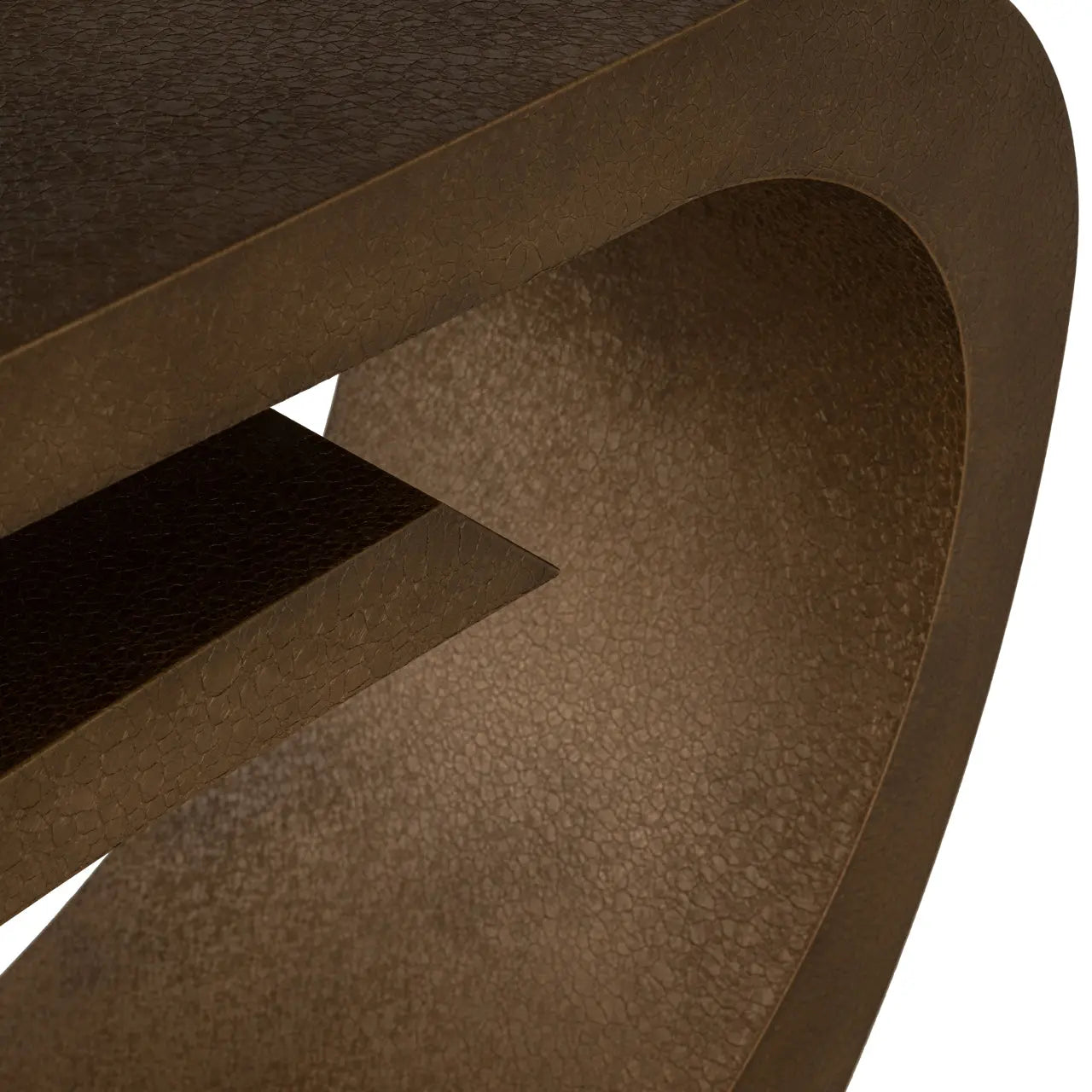 Richmond Interiors Alhambra Console in Brushed Gold