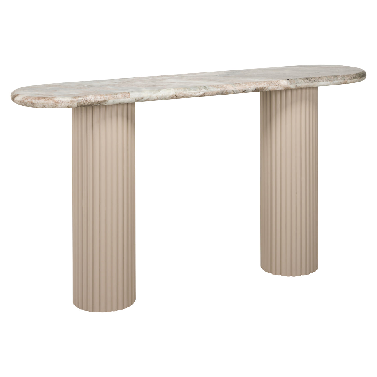 Richmond Interiors Coronel Console Table in Beige  Nicholas John Interiors