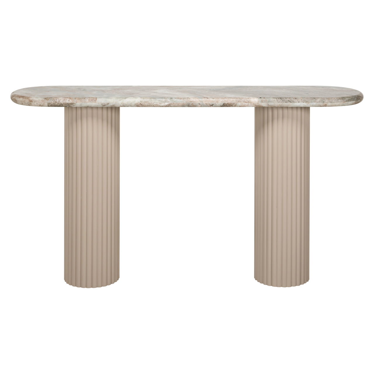 Richmond Interiors Coronel Console Table in Beige  Nicholas John Interiors