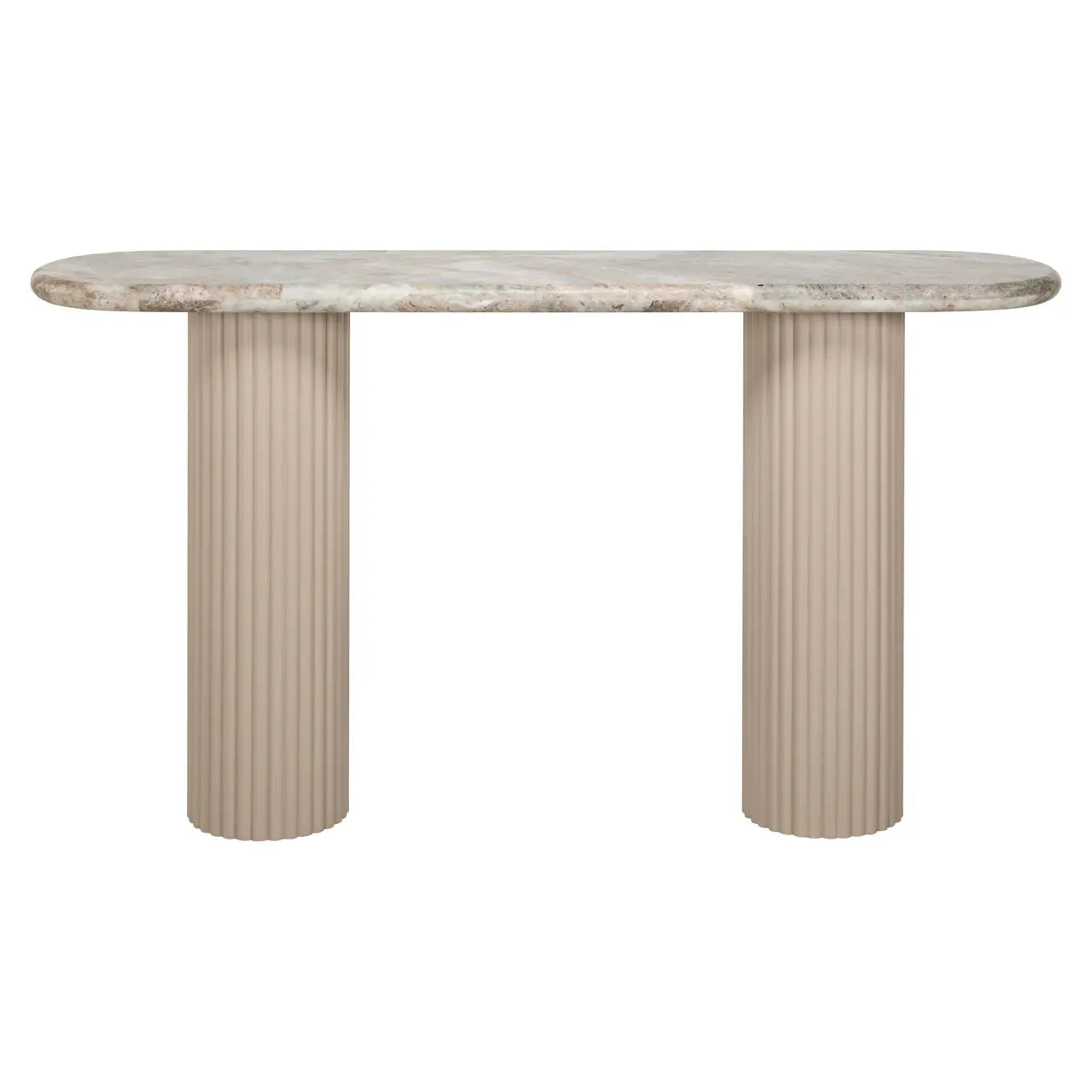 Richmond Interiors Coronel Console Table in Beige  Nicholas John Interiors
