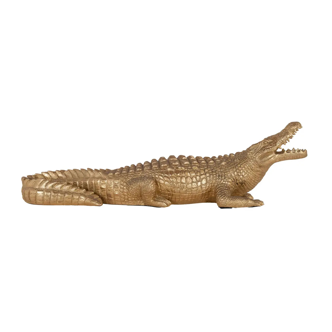 Richmond Interiors Crocodile Gold Decorative Object   Nicholas John Interiors