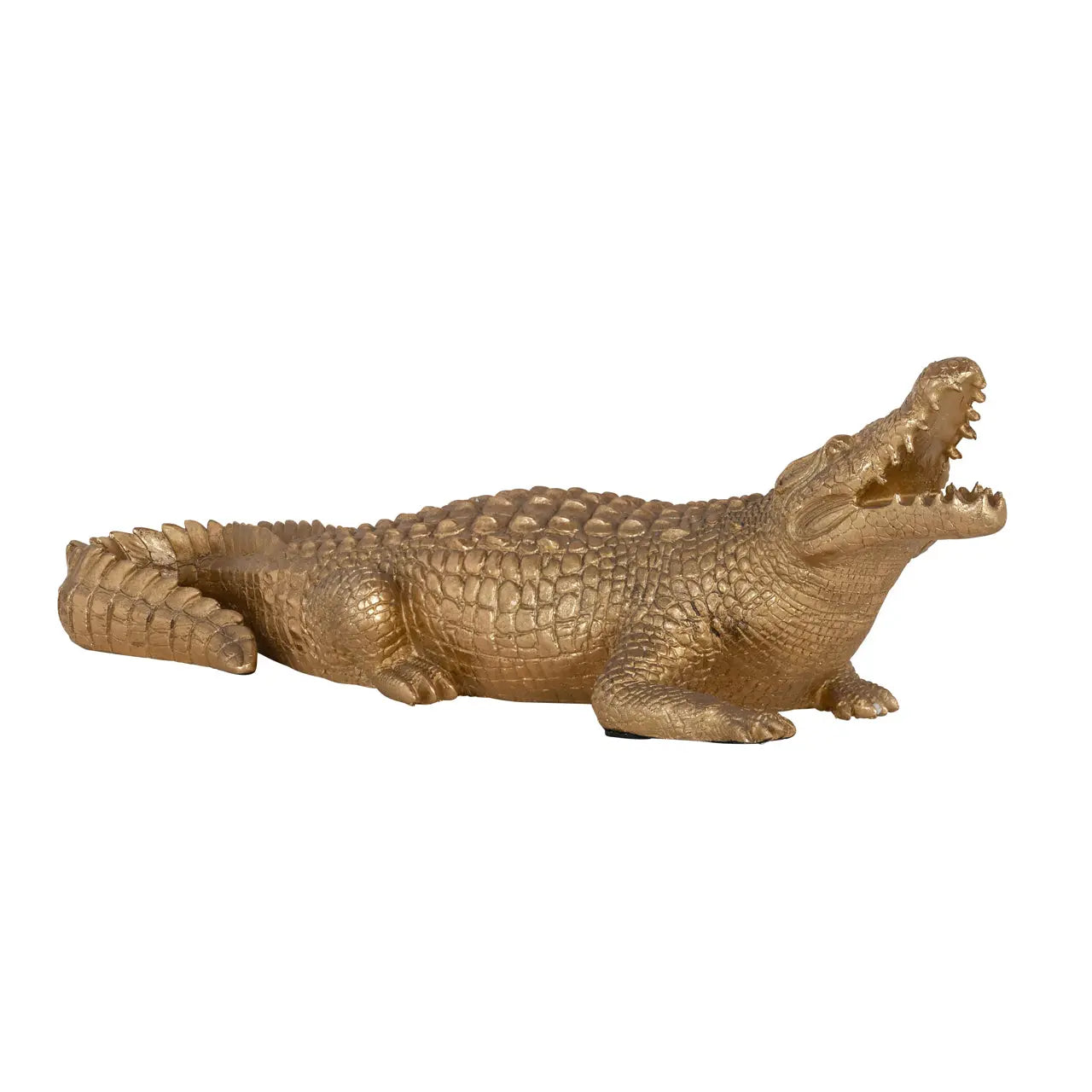 Richmond Interiors Crocodile Gold Decorative Object   Nicholas John Interiors