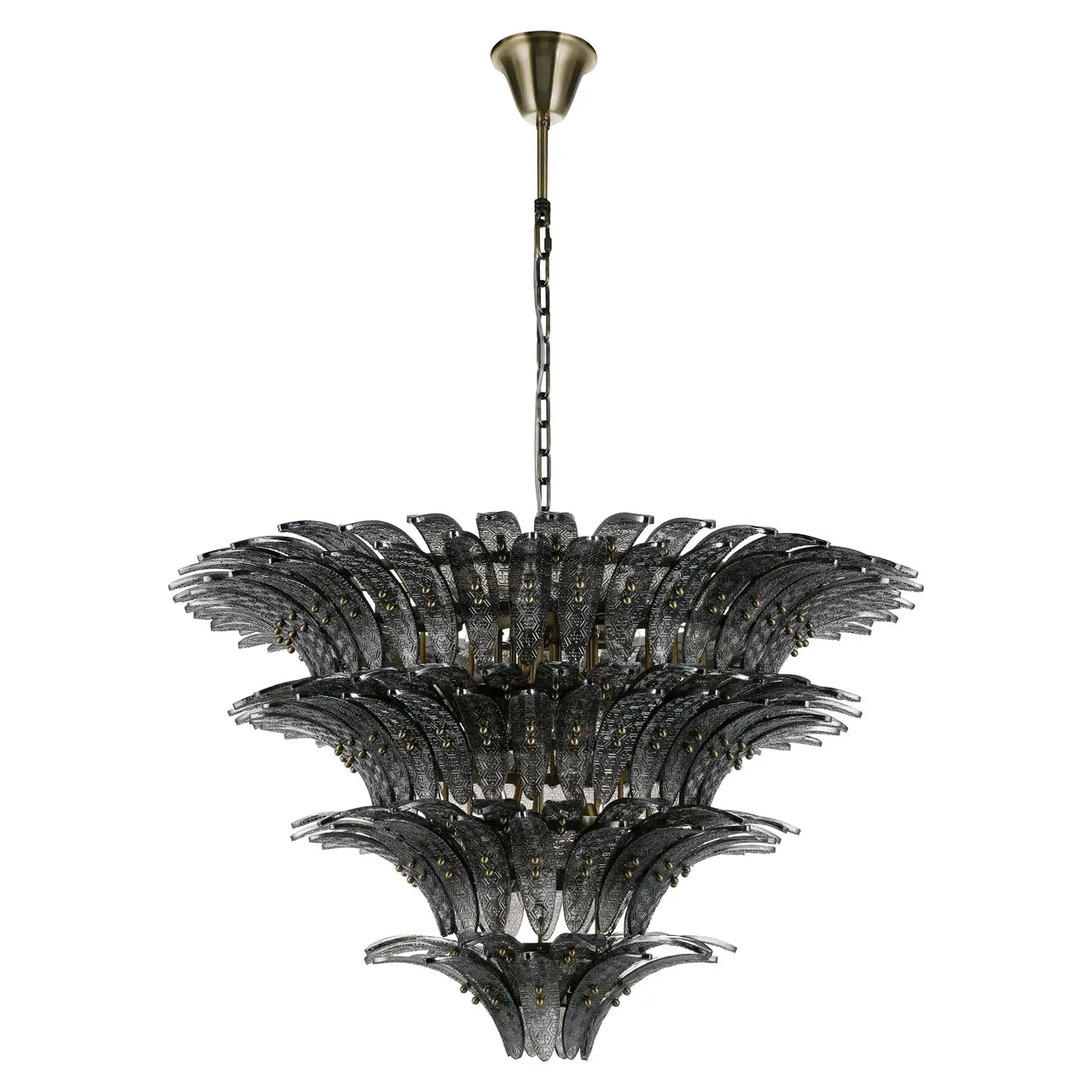 Richmond Interiors Cyrah Chandelier in Black  Nicholas John Interiors