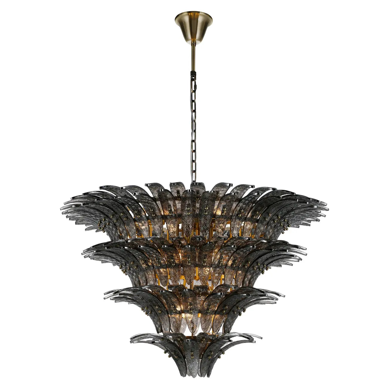 Richmond Interiors Cyrah Chandelier in Black  Nicholas John Interiors