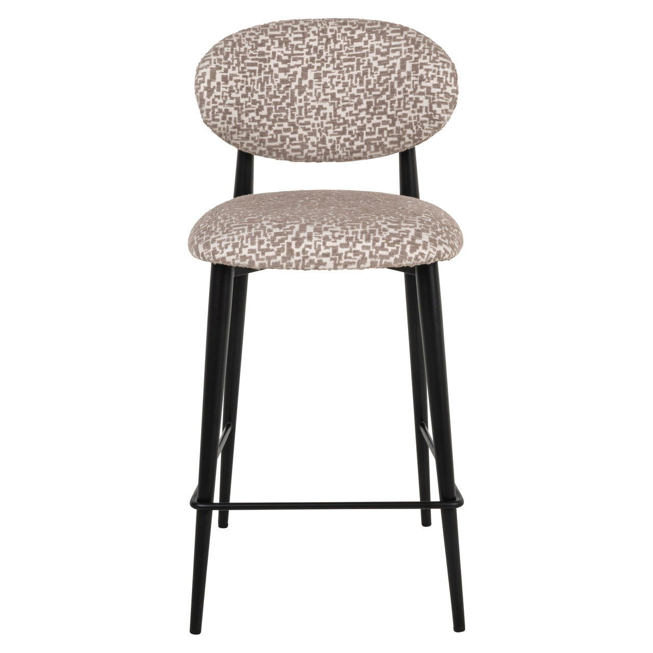 Richmond Interiors Dantes Counter Stool in Natural Geo  Nicholas John Interiors