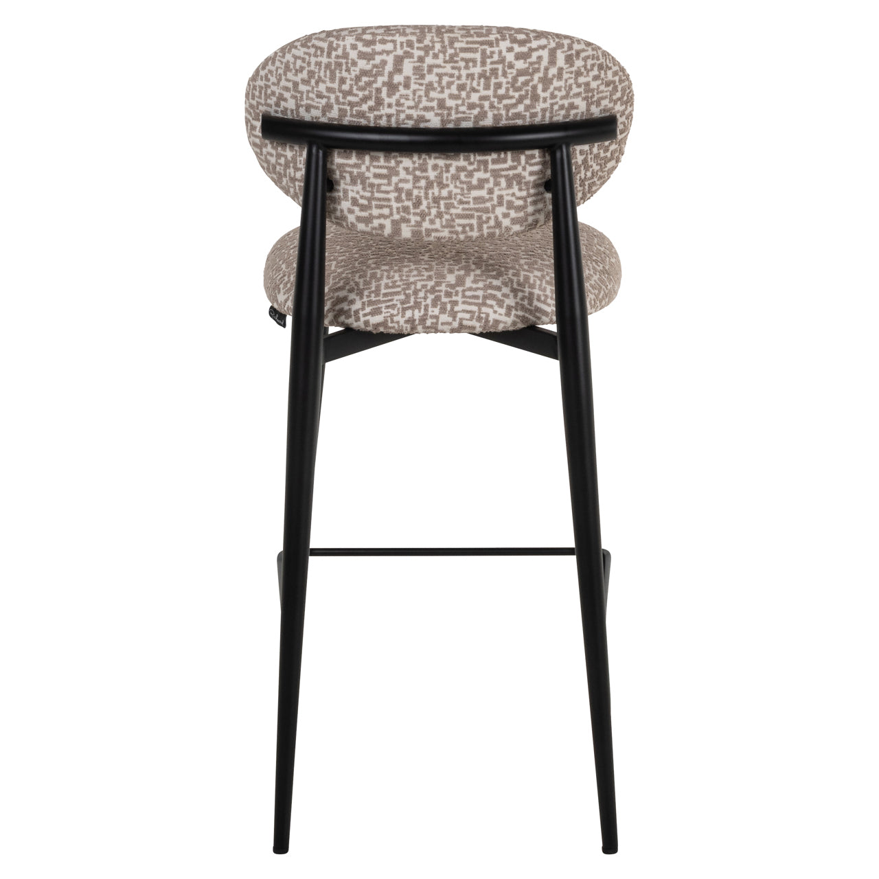 Richmond Interiors Dantes Counter Stool in Natural Geo  Nicholas John Interiors