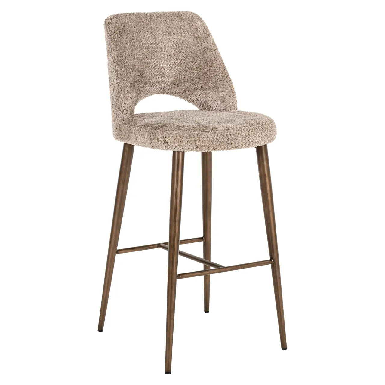 Richmond Interiors Delphine Bar Stool in Lovely Nature  Nicholas John Interiors