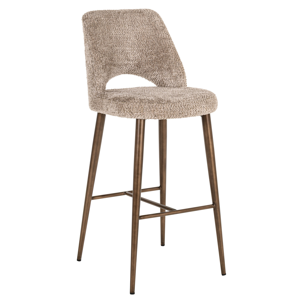 Richmond Interiors Delphine Bar Stool in Lovely Nature  Nicholas John Interiors