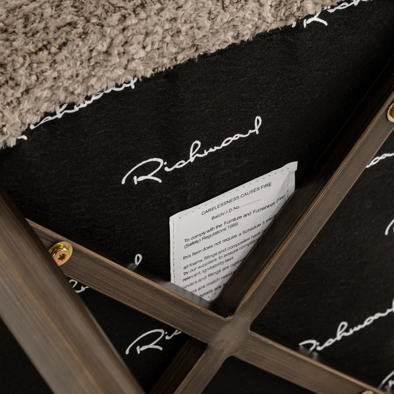 Richmond Interiors Delphine Counter Stool in Lovely Nature   Nicholas John Interiors