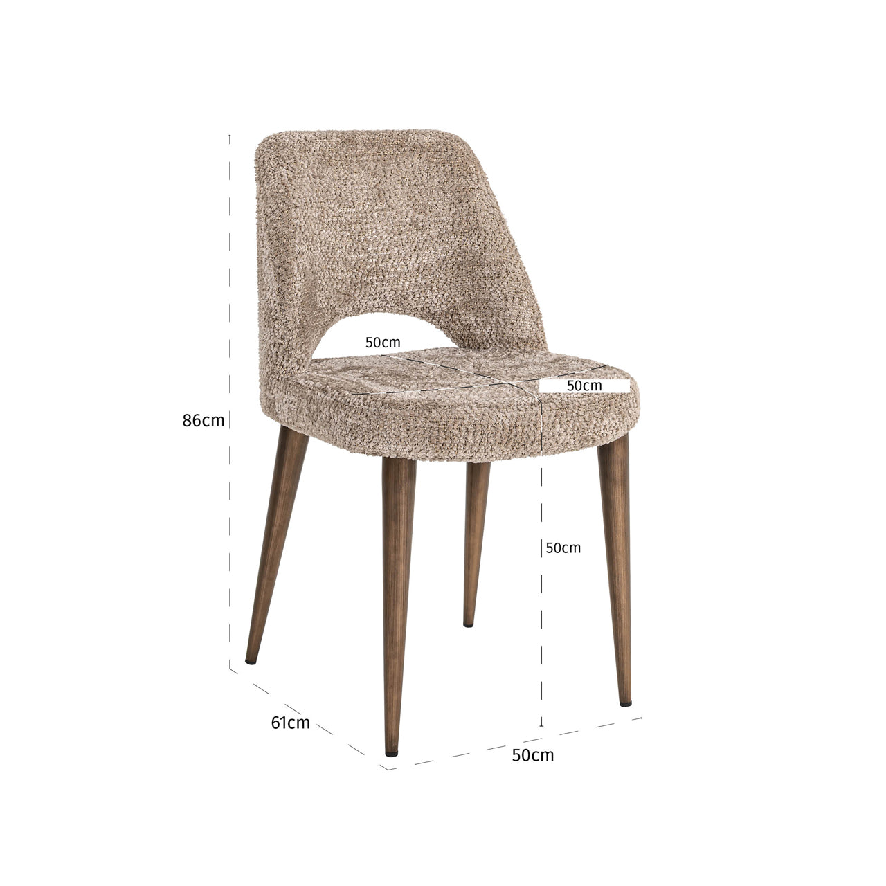 Richmond Interiors Delphine Set of 2 Dining Chair in Lovely Nature  Nicholas John Interiors