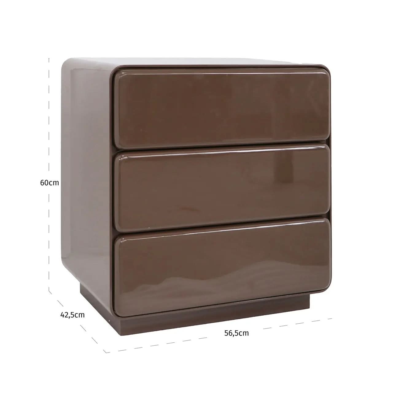 Richmond Interiors Demy Chestnut Nightstand   Nicholas John Interiors
