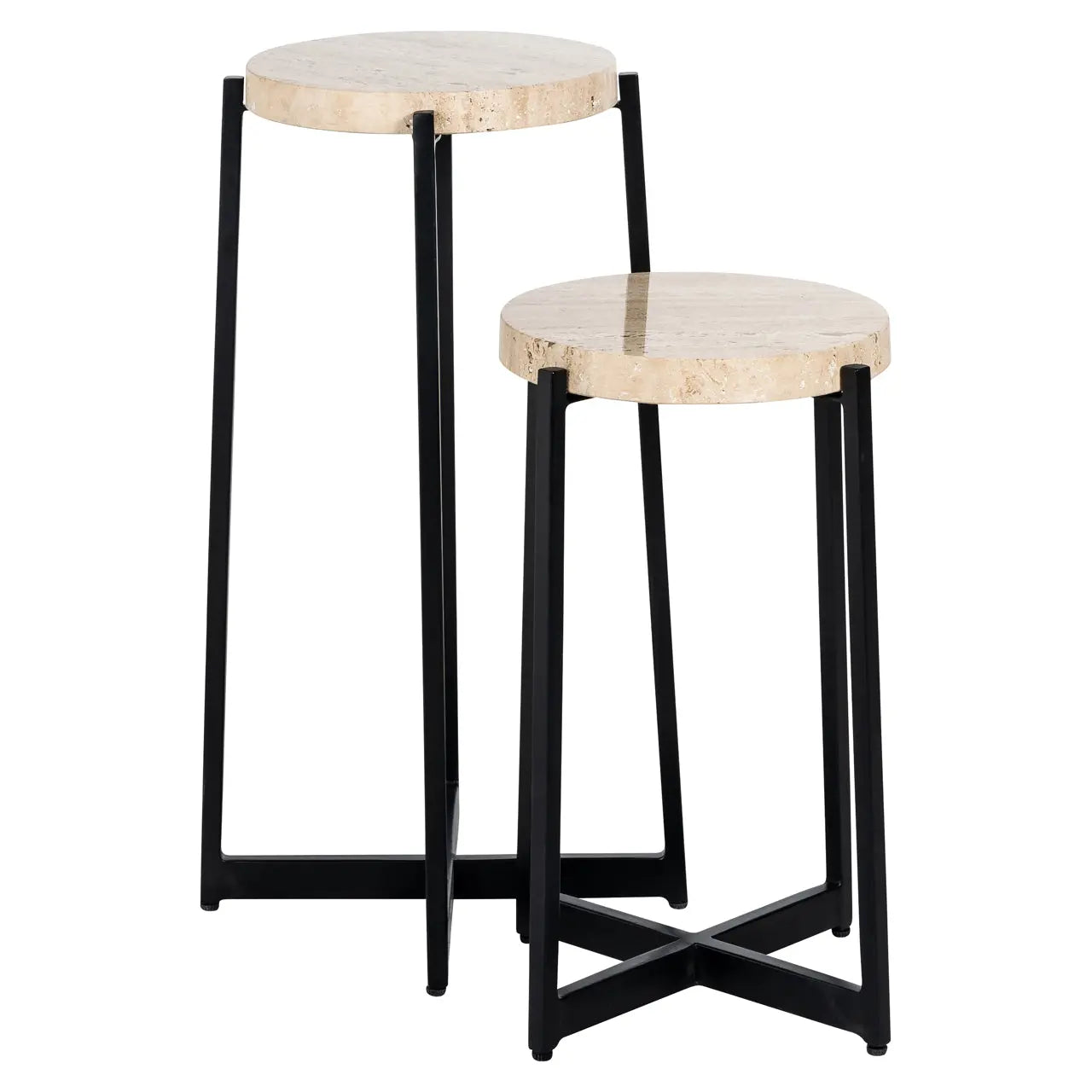 Richmond Interiors Dillinger Beige End Table (Set of 2)  Nicholas John Interiors