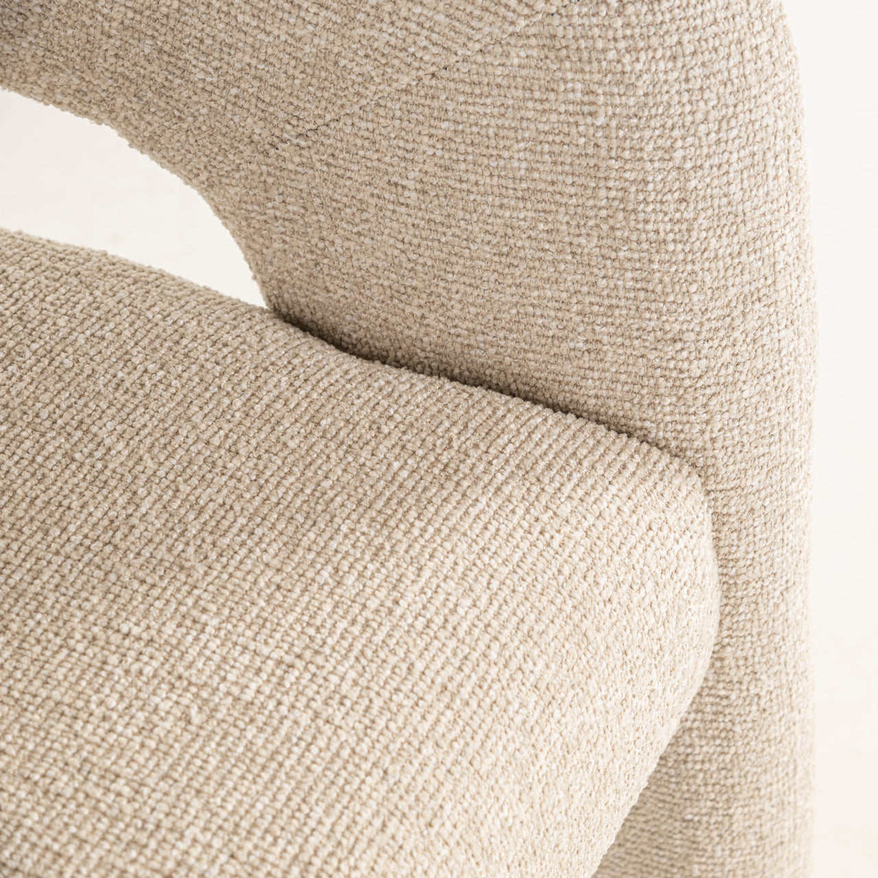 Richmond Interiors Dining chair Belle biscotti fire retardant  Nicholas John Interiors