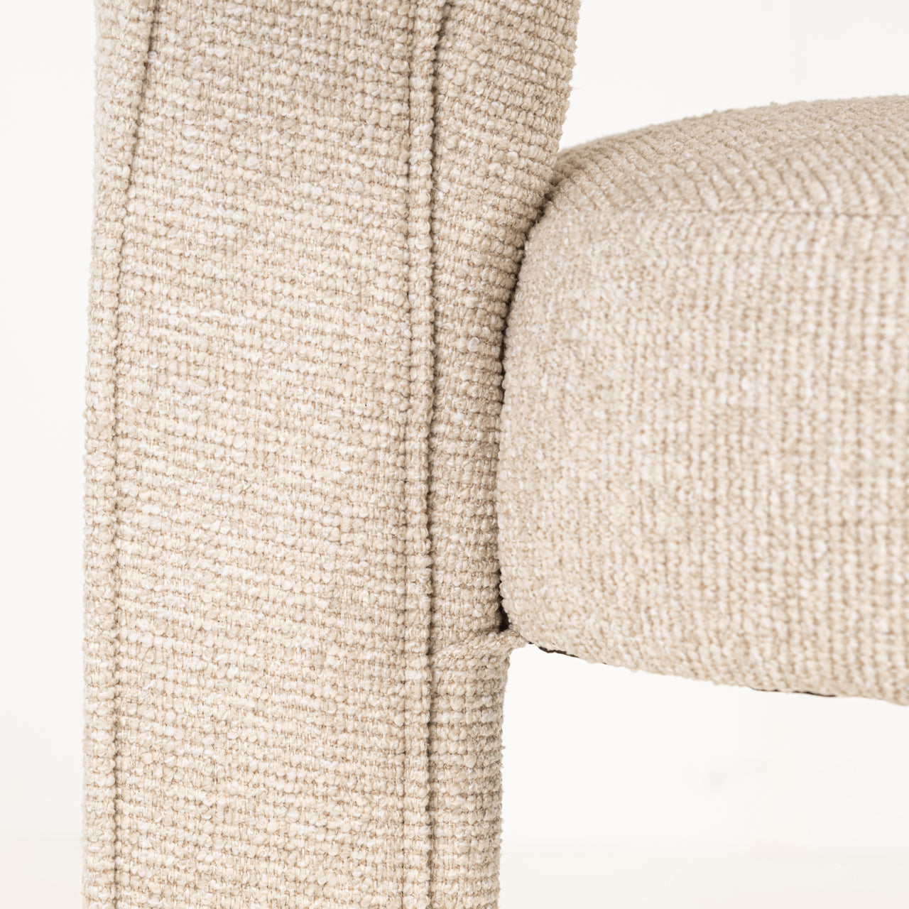 Richmond Interiors Dining chair Belle biscotti fire retardant  Nicholas John Interiors