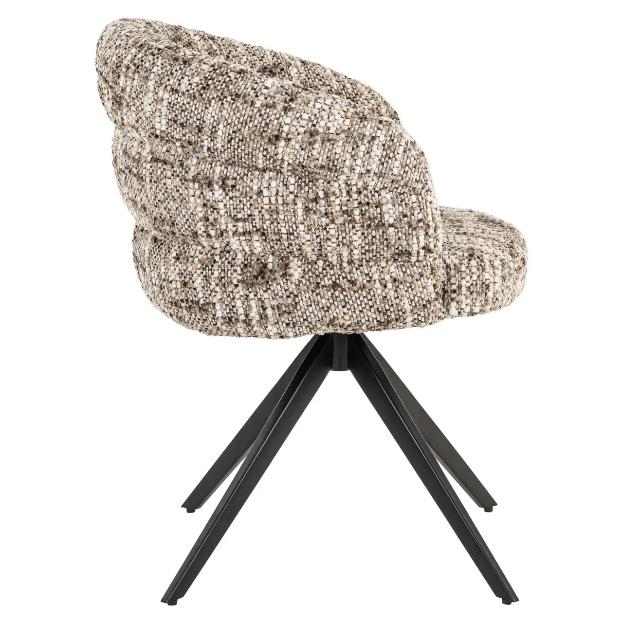 Richmond Interiors Dining chair Serenity brown omara swivel fire retardant   Nicholas John Interiors