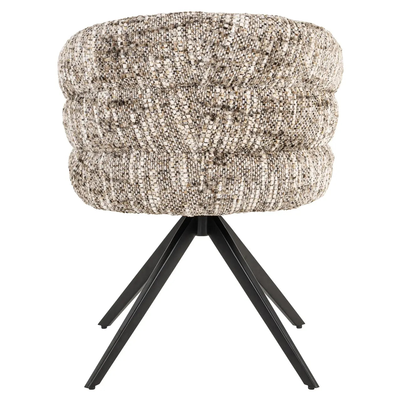 Richmond Interiors Dining chair Serenity brown omara swivel fire retardant   Nicholas John Interiors