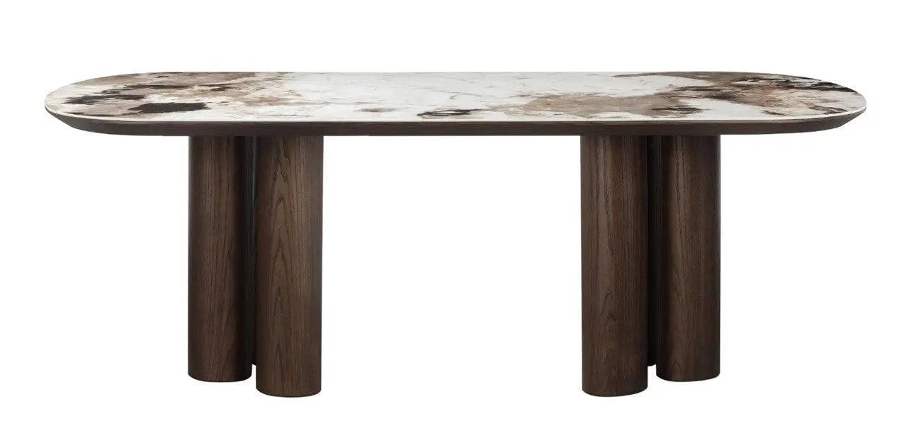 Richmond Interiors Langford 230cm Dining Table in Brown