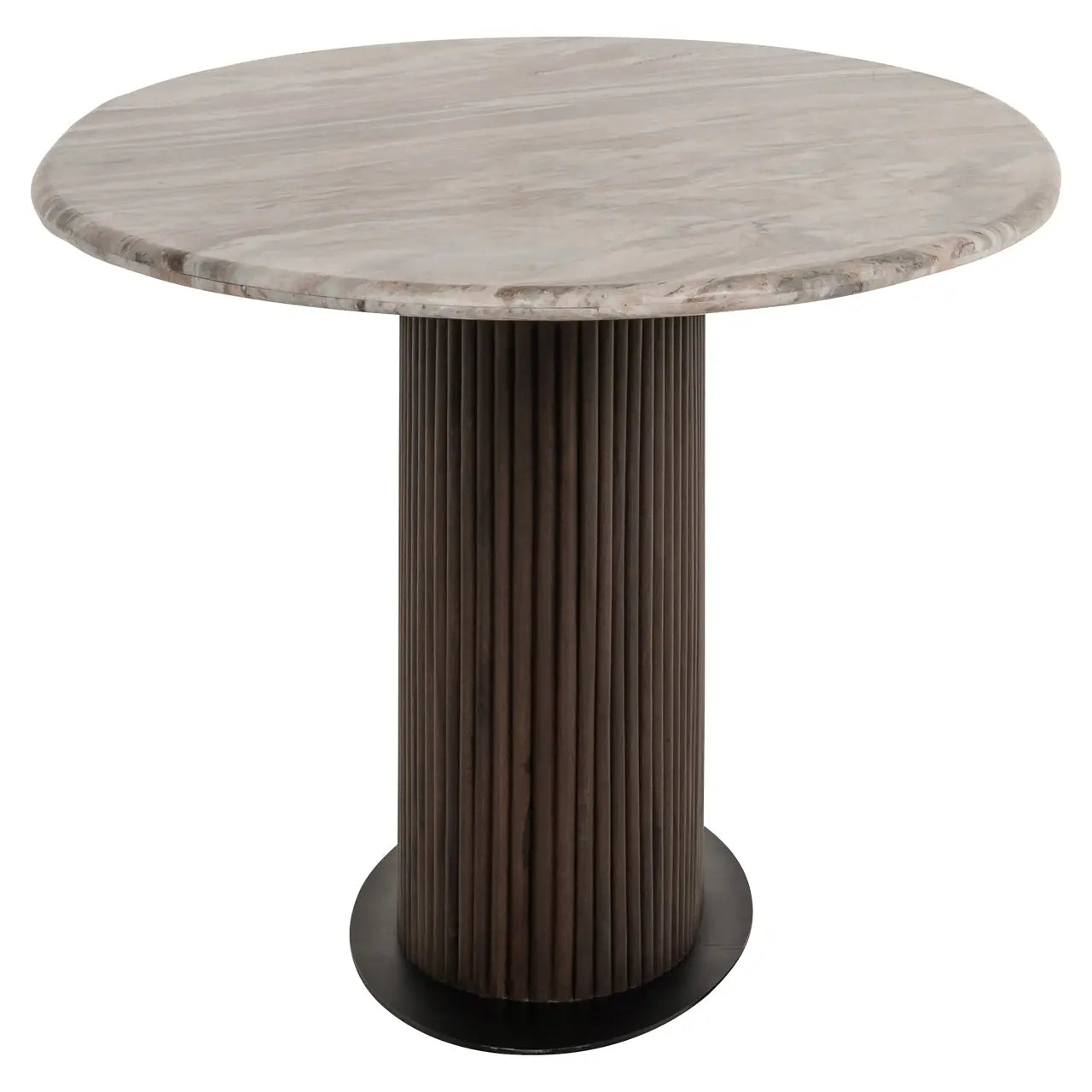 Richmond Interiors Rasford 200cm Oval Dining Table in Dark Brown