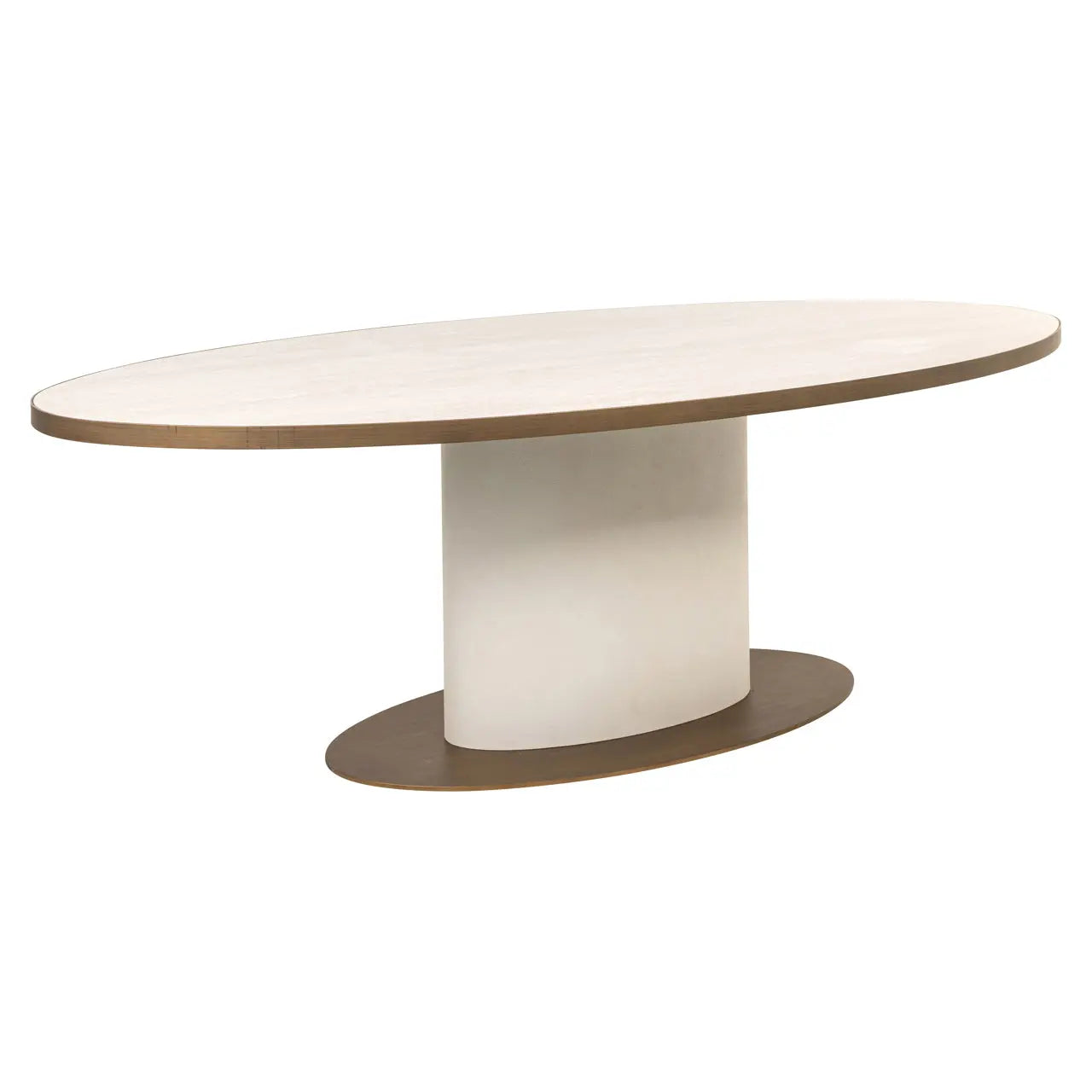 Richmond Interiors Tivoli 230cm Oval Dining Table in White