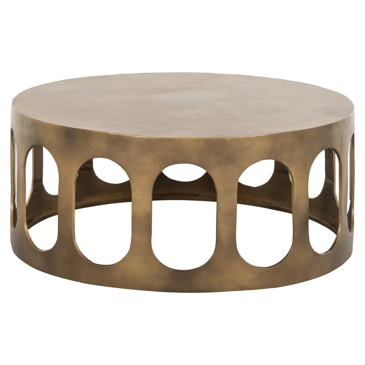 Richmond Interiors Du Pont Coffee Table in Brushed Gold  Nicholas John Interiors