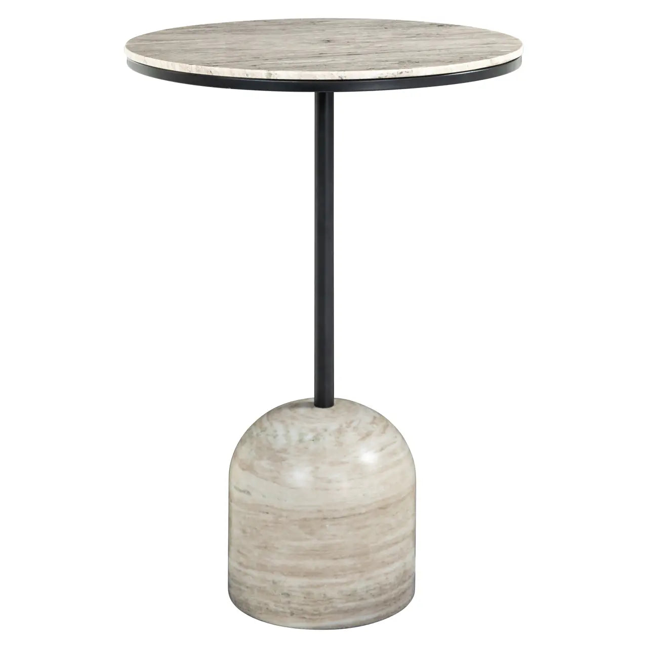 Richmond Interiors Duncan 75cm Bar Table in Sand  Nicholas John Interiors