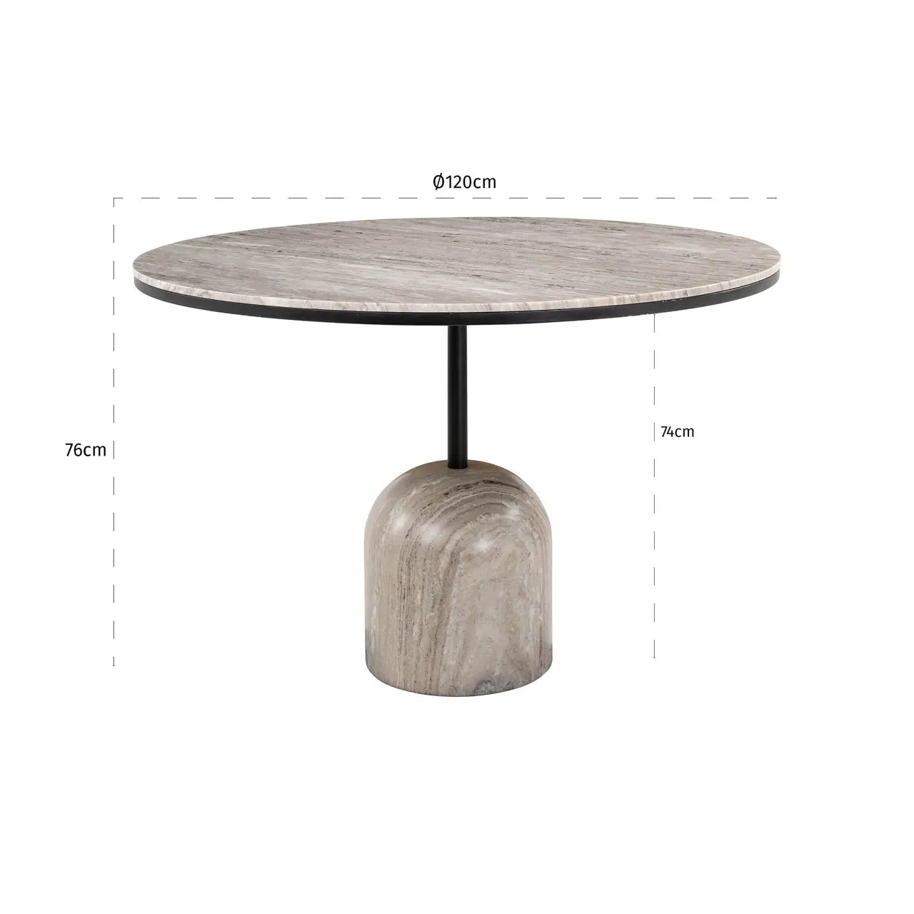 Richmond Interiors Duncan Dining Table in Sand
