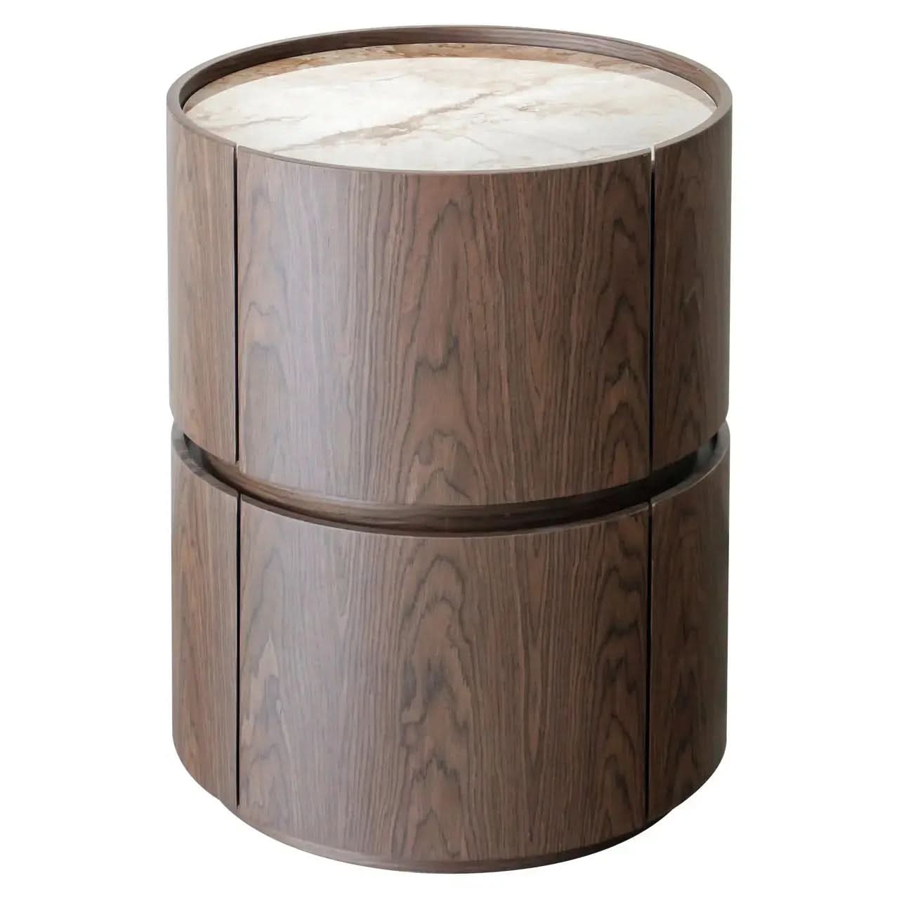 Richmond Interiors Ellery Brown End Table   Nicholas John Interiors