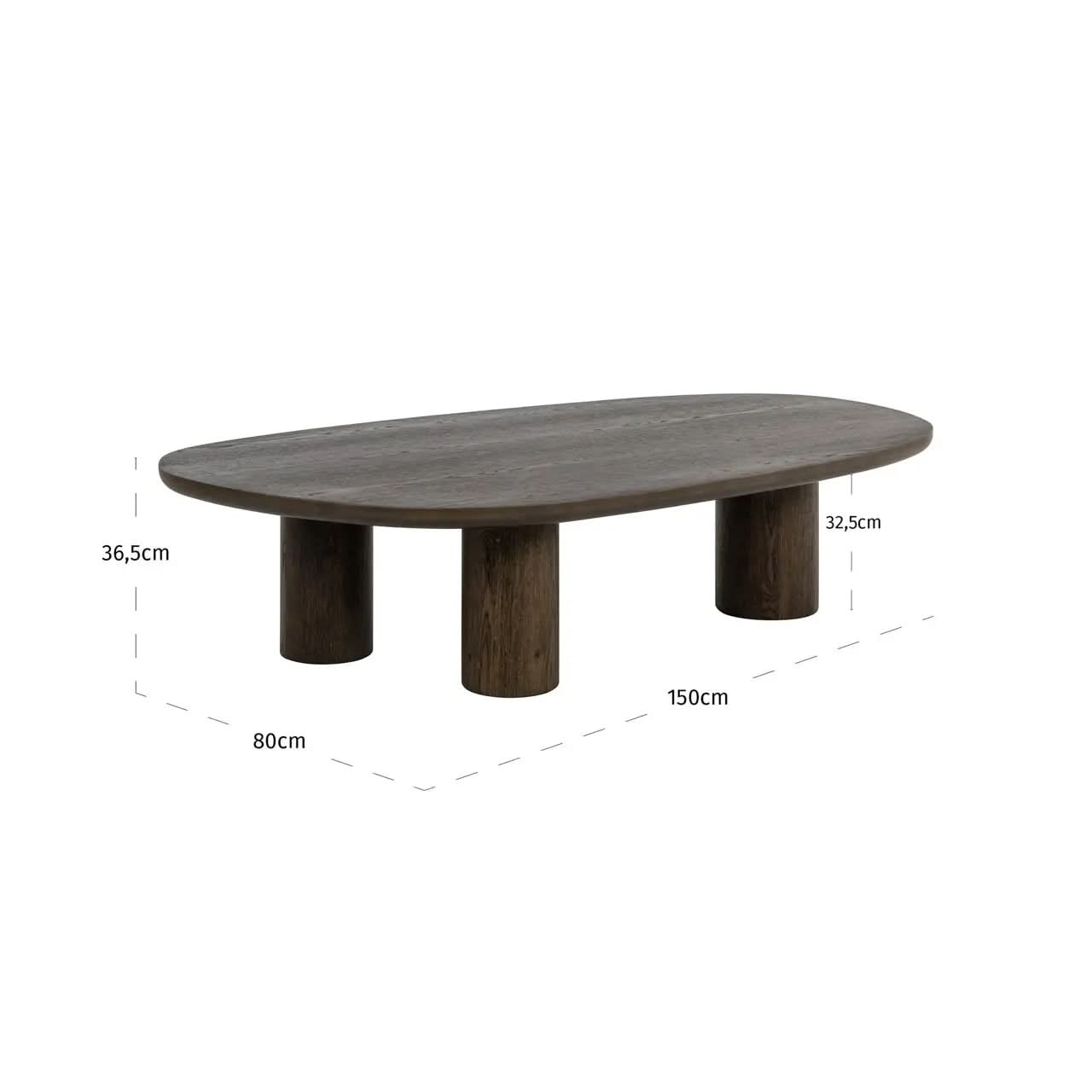 Richmond Interiors Ellington Coffee Table in Brown   Nicholas John Interiors