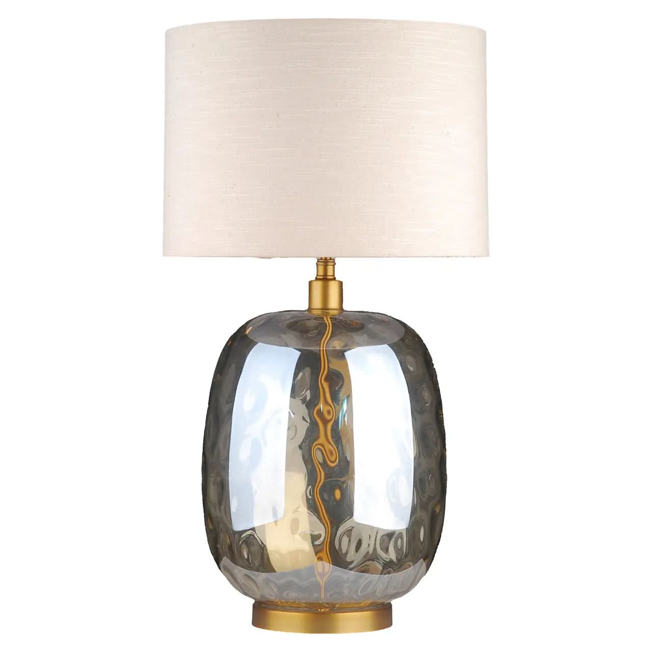 Richmond Interiors Ember Amber Table Lamp   Nicholas John Interiors
