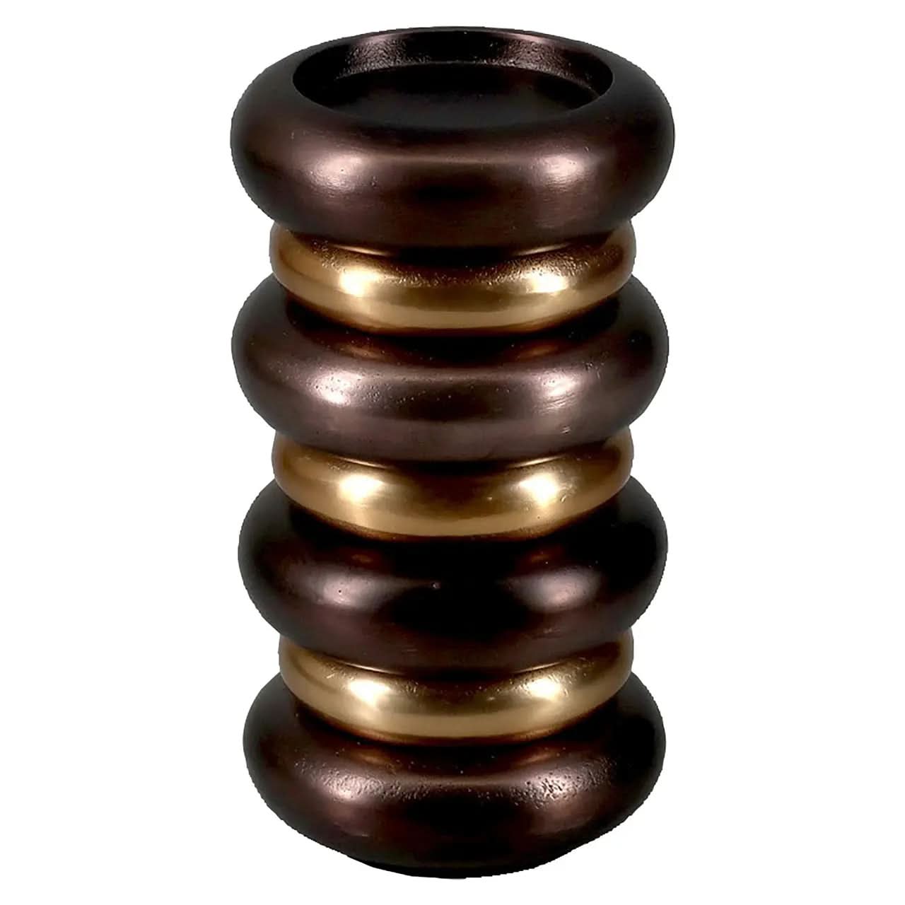 Richmond Interiors Eve Bronze Large Candle Holder   Nicholas John Interiors