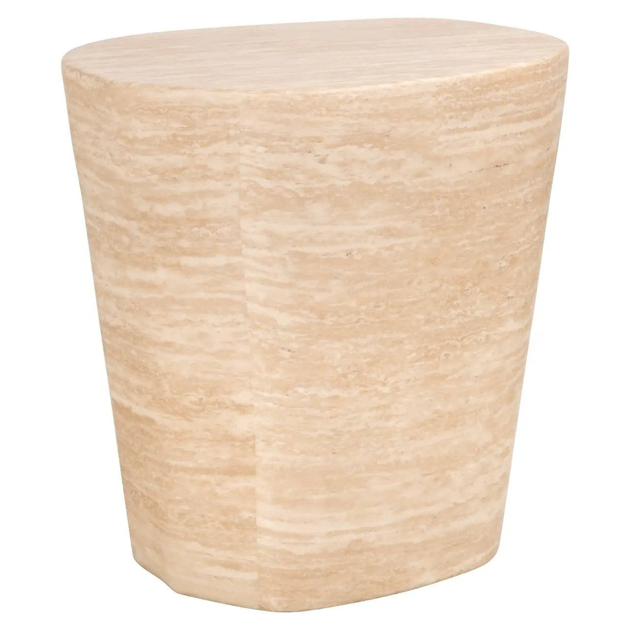 Richmond Interiors Fictus Beige End Table  Nicholas John Interiors
