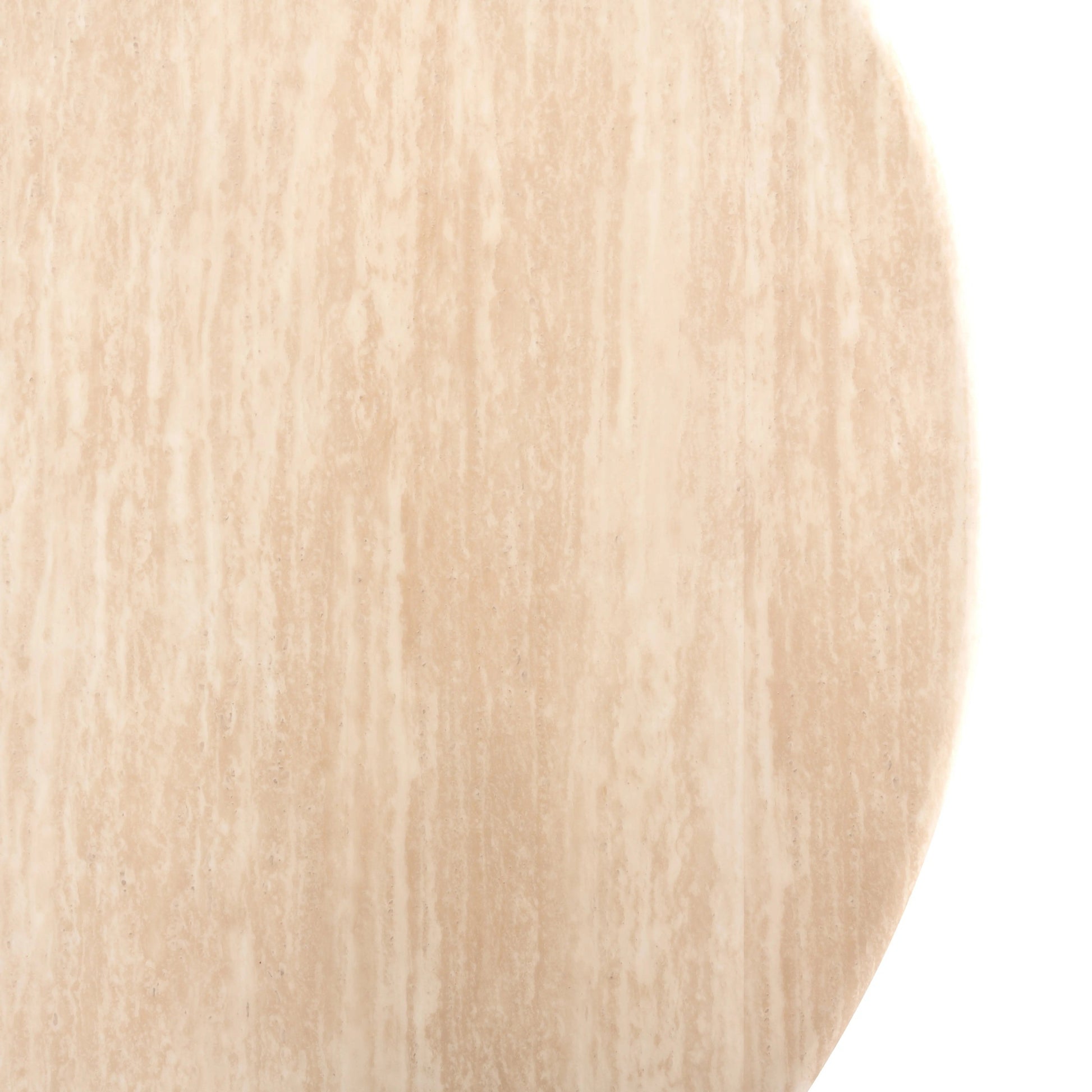 Richmond Interiors Fictus Dining Table 140cm Faux Travertine in Beige  Nicholas John Interiors