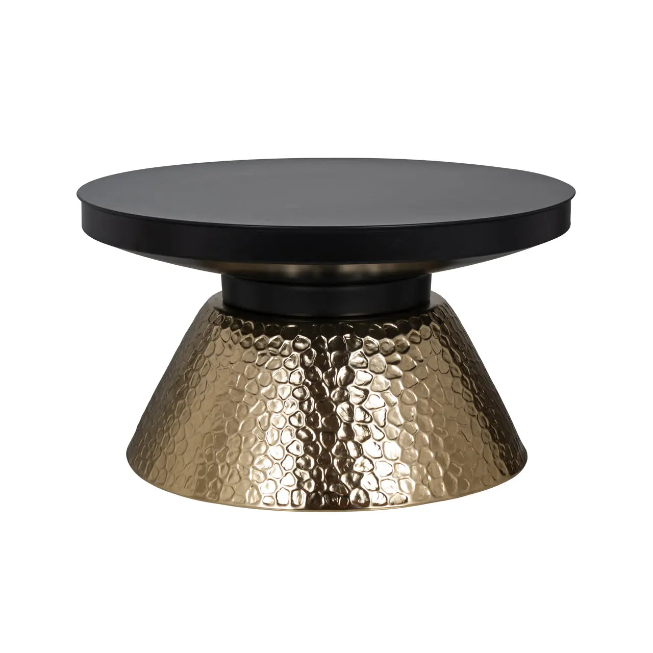 Richmond Interiors Freddie Coffee Table in Black/Gold  Nicholas John Interiors