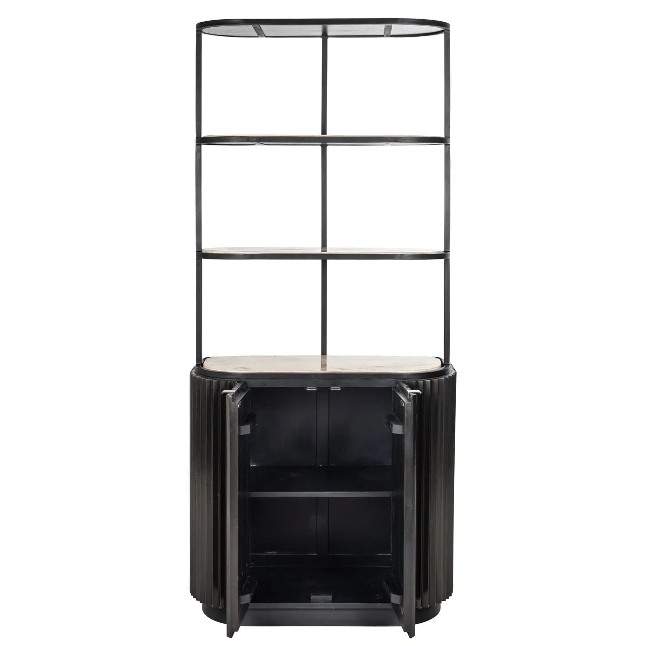 Richmond Interiors Hampton 2-Doors 2-Shelves Cabinet  Nicholas John Interiors