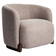 Richmond Interiors Hannah Mocca Chunky Lounge Chair   Nicholas John Interiors