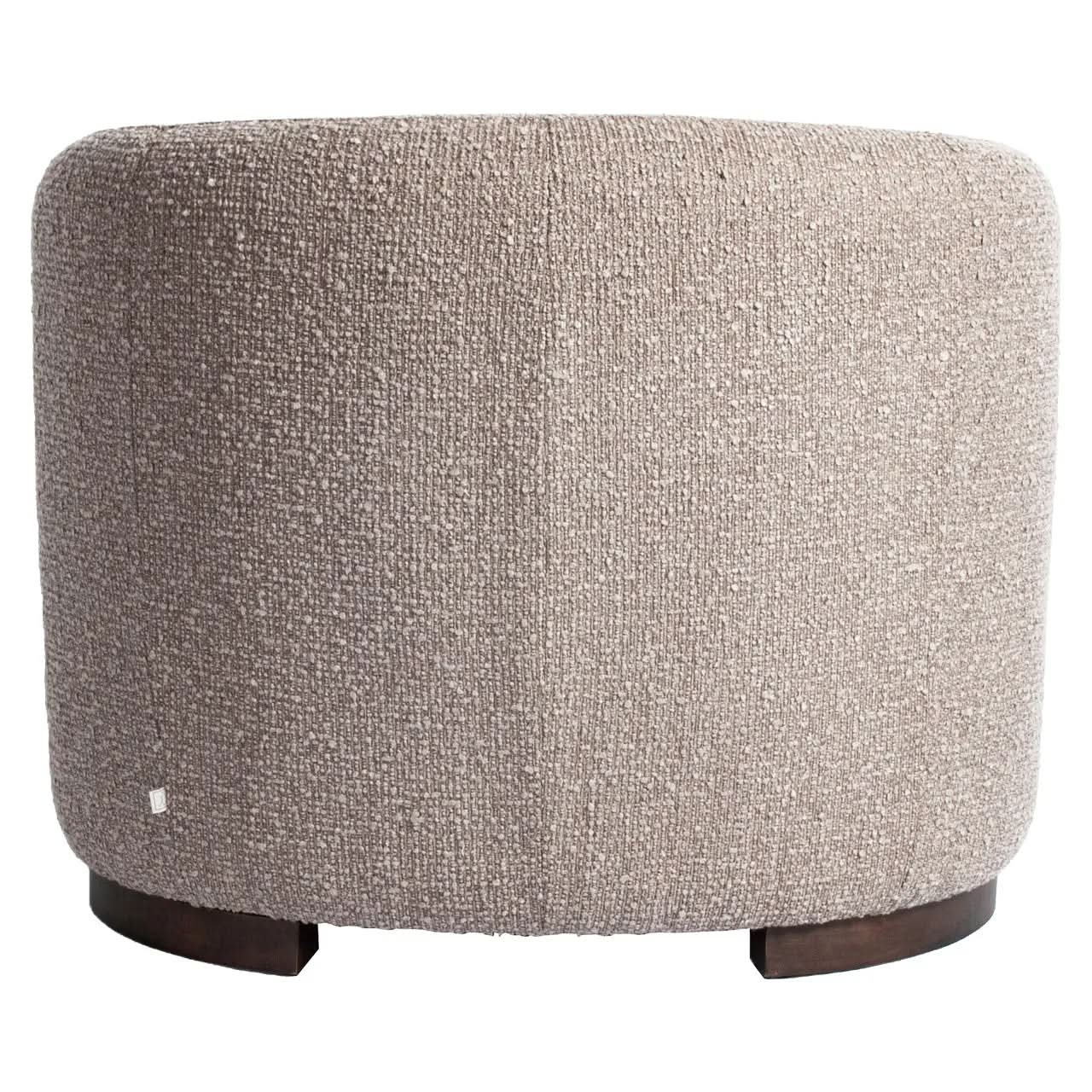 Richmond Interiors Hannah Mocca Chunky Lounge Chair   Nicholas John Interiors