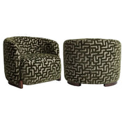Richmond Interiors Hannah Moss Labyrinth Lounge Chair   Nicholas John Interiors