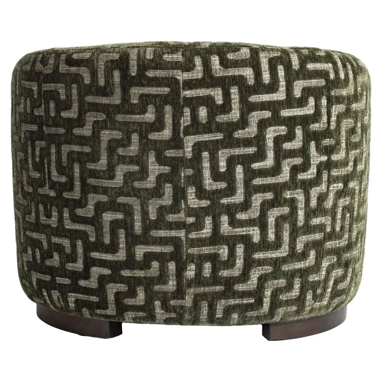 Richmond Interiors Hannah Moss Labyrinth Lounge Chair   Nicholas John Interiors