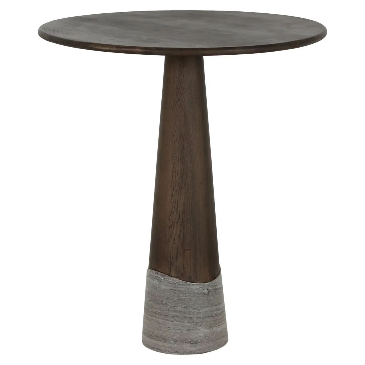 Richmond Interiors Harper Smoked Charchoal Counter Table   Nicholas John Interiors