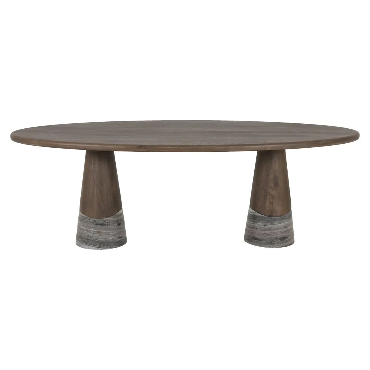 Richmond Interiors Harper Smoked Charchoal Dining Table   Nicholas John Interiors