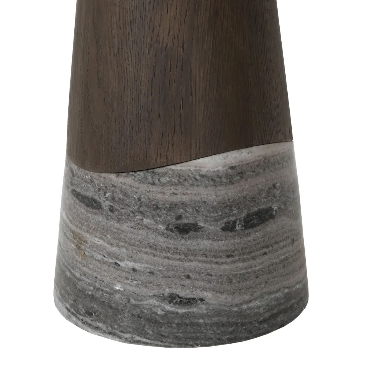 Richmond Interiors Harper Smoked Charchoal Dining Table   Nicholas John Interiors