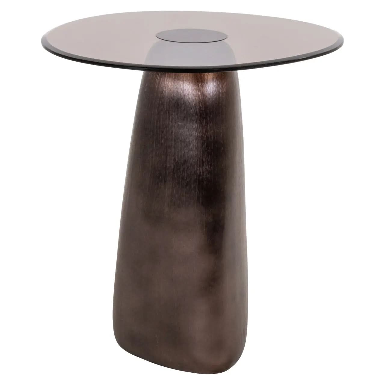 Richmond Interiors Hayden Bronze End Table   Nicholas John Interiors