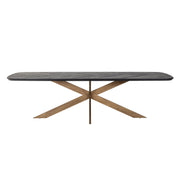 Richmond Interiors Hayley Dining Table in Dark Coffee  Nicholas John Interiors