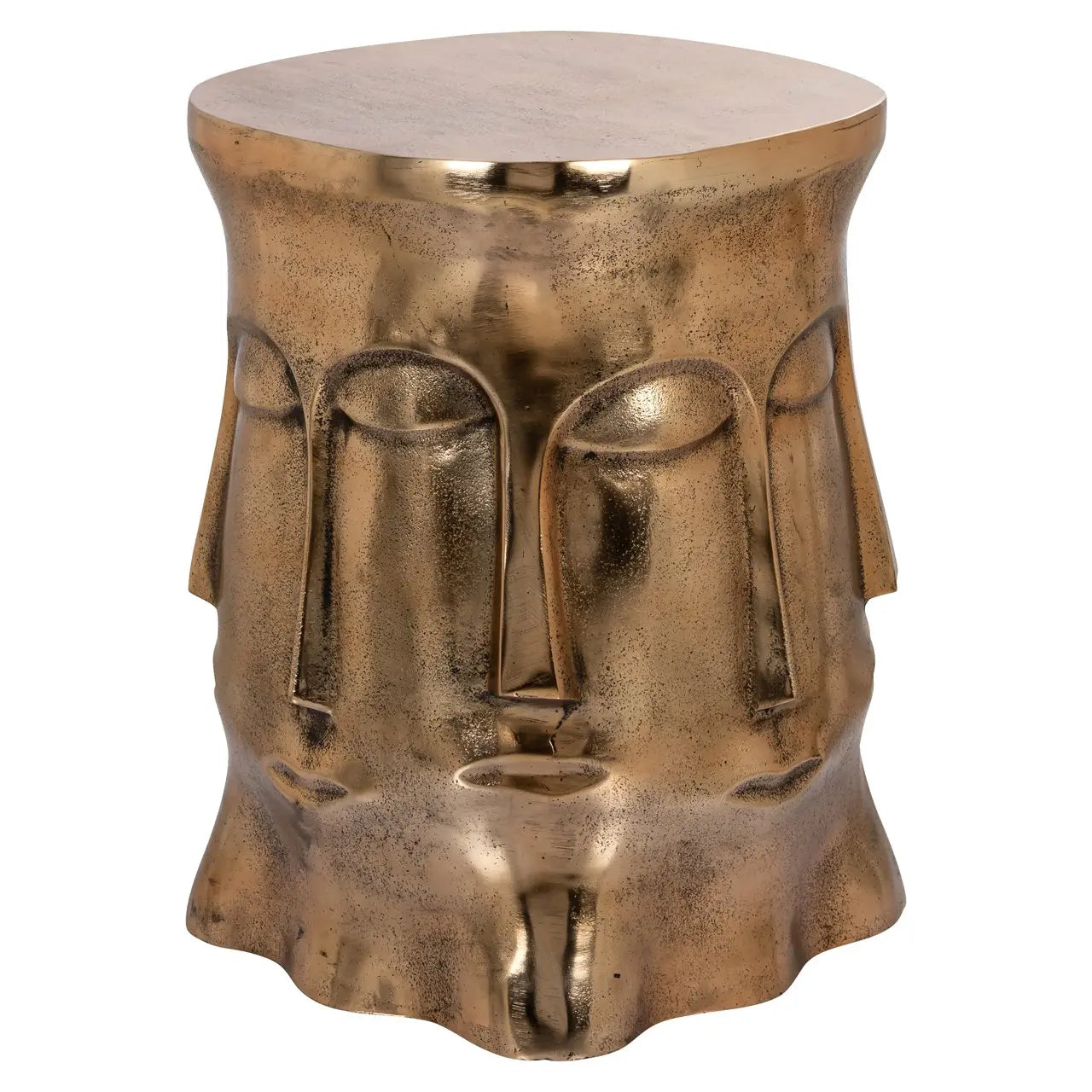 Richmond Interiors Hedron Gold End Table  Nicholas John Interiors