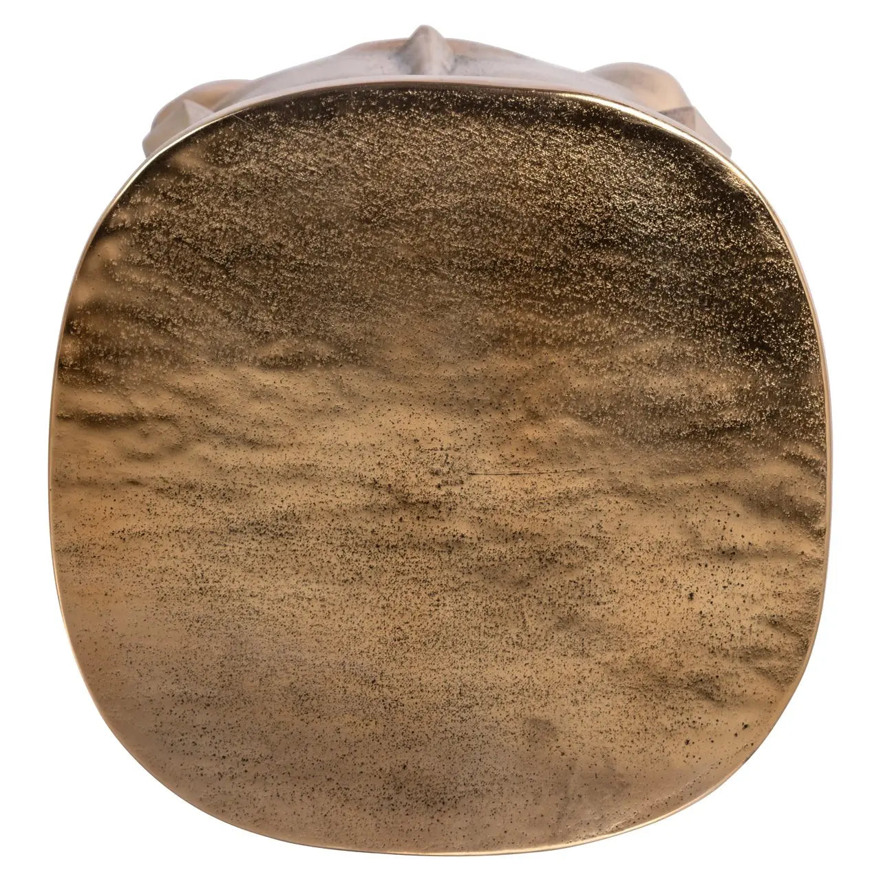 Richmond Interiors Hedron Gold End Table  Nicholas John Interiors