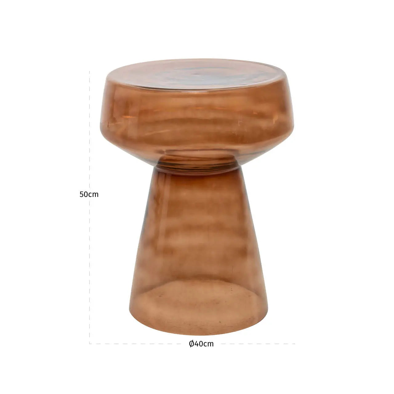 Richmond Interiors Isa Smoke End Table   Nicholas John Interiors