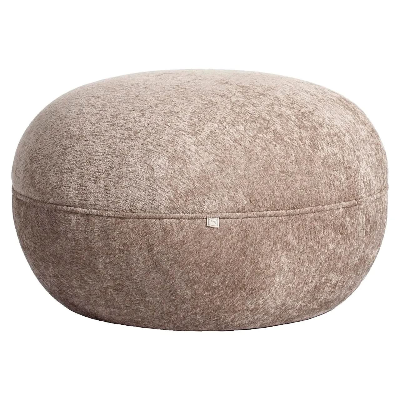 Richmond Interiors Jace Be Easy Sand Pouffe & Footstool   Nicholas John Interiors